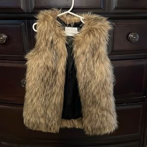 Children’s place faux fur vest. Girls size 5/6. Only worn for pictures